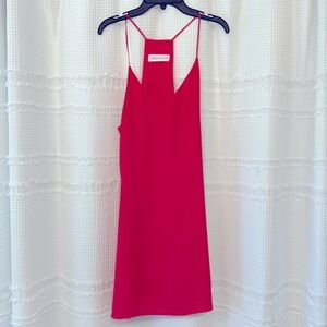 Coral tank dress